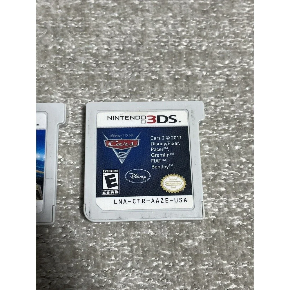 Nintendo 3DS  Game bundle Cars 2 + Hot Wheels Worlds Best Driver